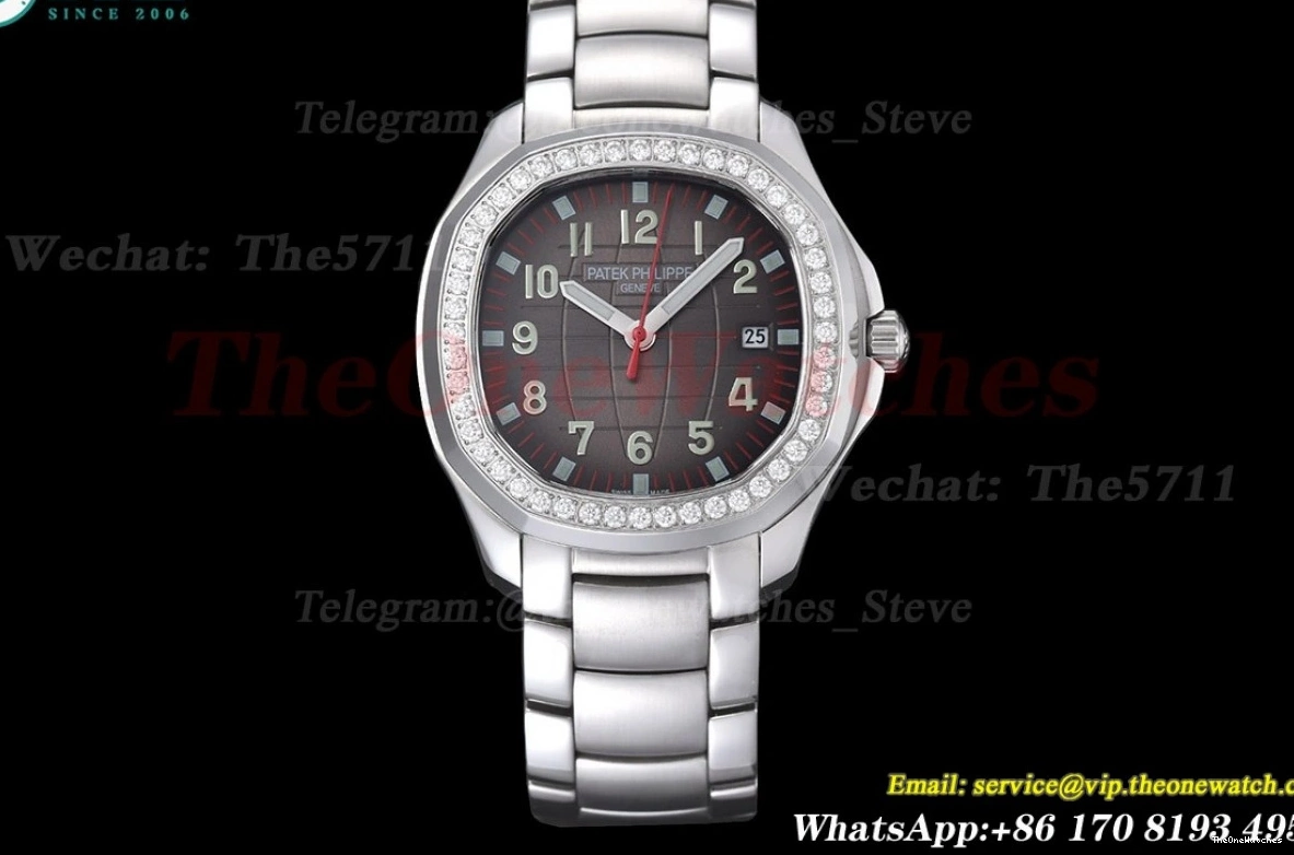 Grey Aquanaut 40mm Dial GDF SS MY8215 SS Gradient 5167 Dia 1229